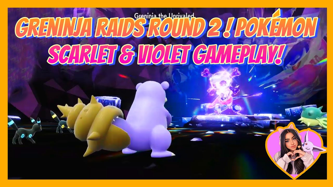 VOD: Greninja Raid Round 2! | Pokemon Scarlet & Violet Gameplay