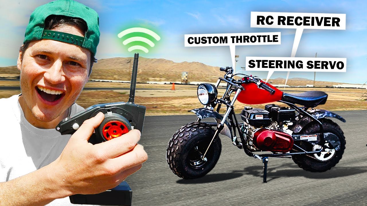 Making My Walmart Motorcycle Remote-Controlled