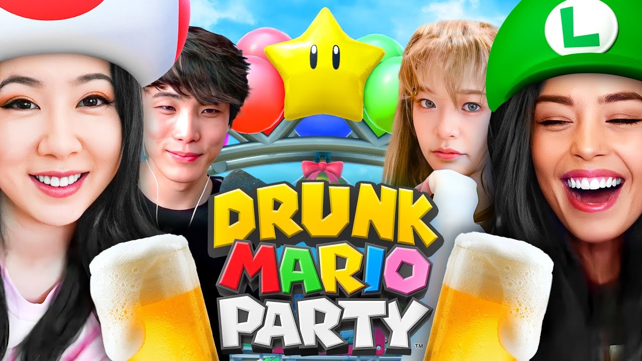 Drinking And Mario Party Is A Bad Idea
