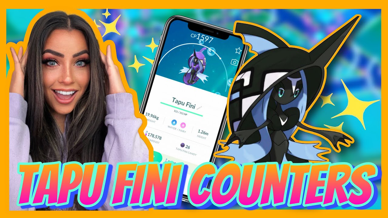 Use THESE Pokemon To Easily Beat The Tapu Fini Raids | Pokemon Go