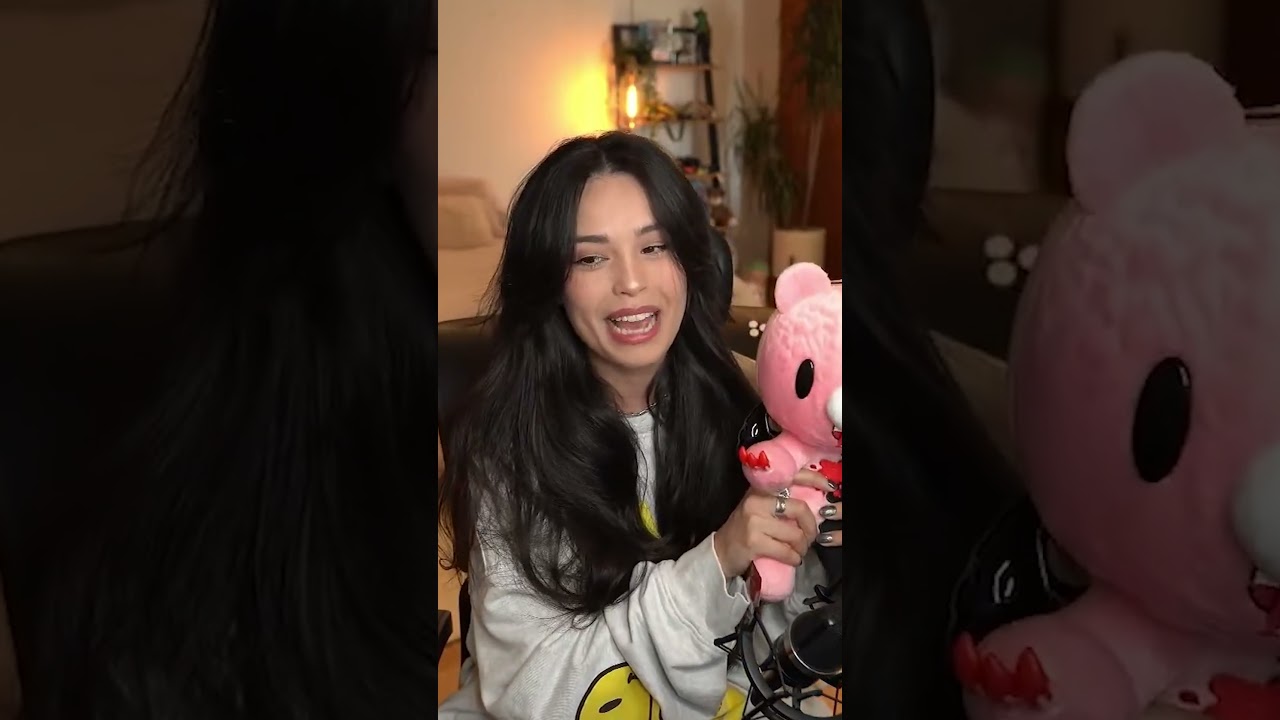 Valkyrae receives CORPSE’s Gloomy Bear