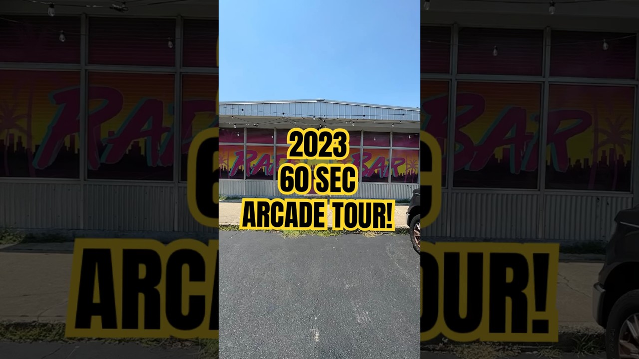 Radbar’s 2023 Arcade Tour! #shorts #gaming #videogames #arcade #retro #retrogaming