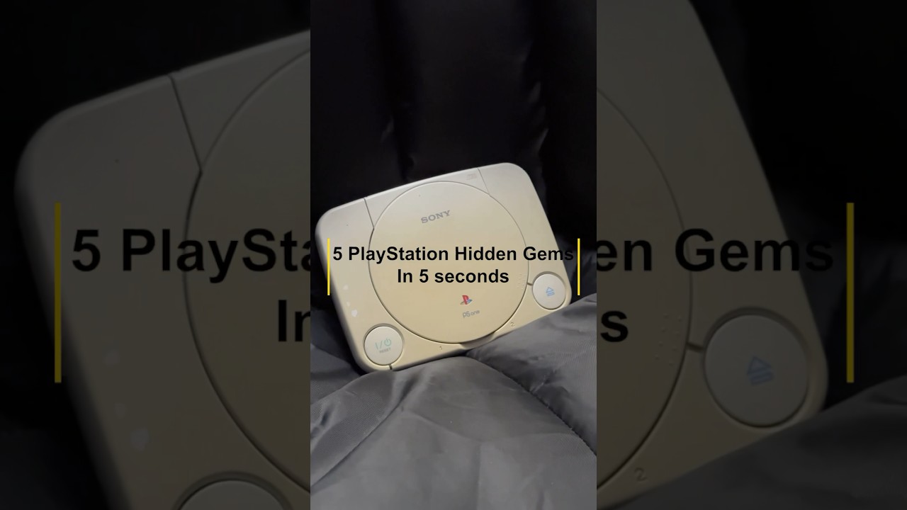 5 Must-play Playstation 1 Games You’ve Never Heard Of! 🕹️👾 #shorts #retrogaming #playstation