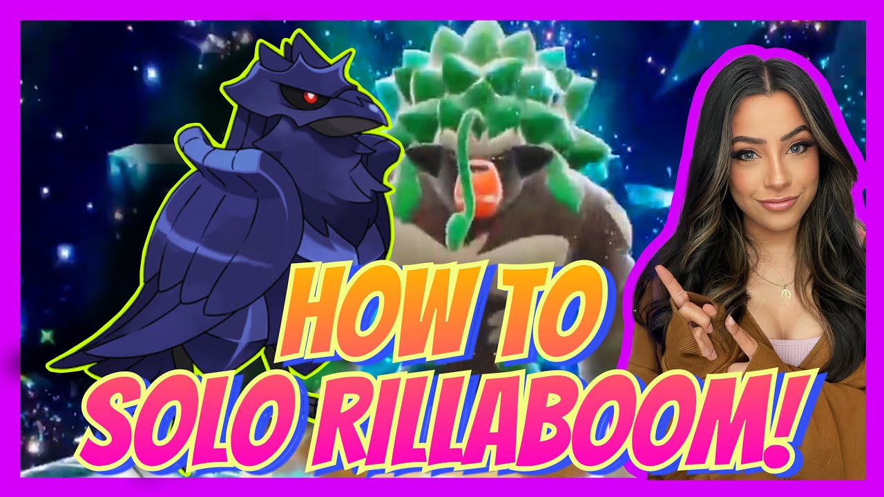 How To EASILY SOLO The 7 Star Rillaboom Raids! | Pokemon Scarlet & Violet