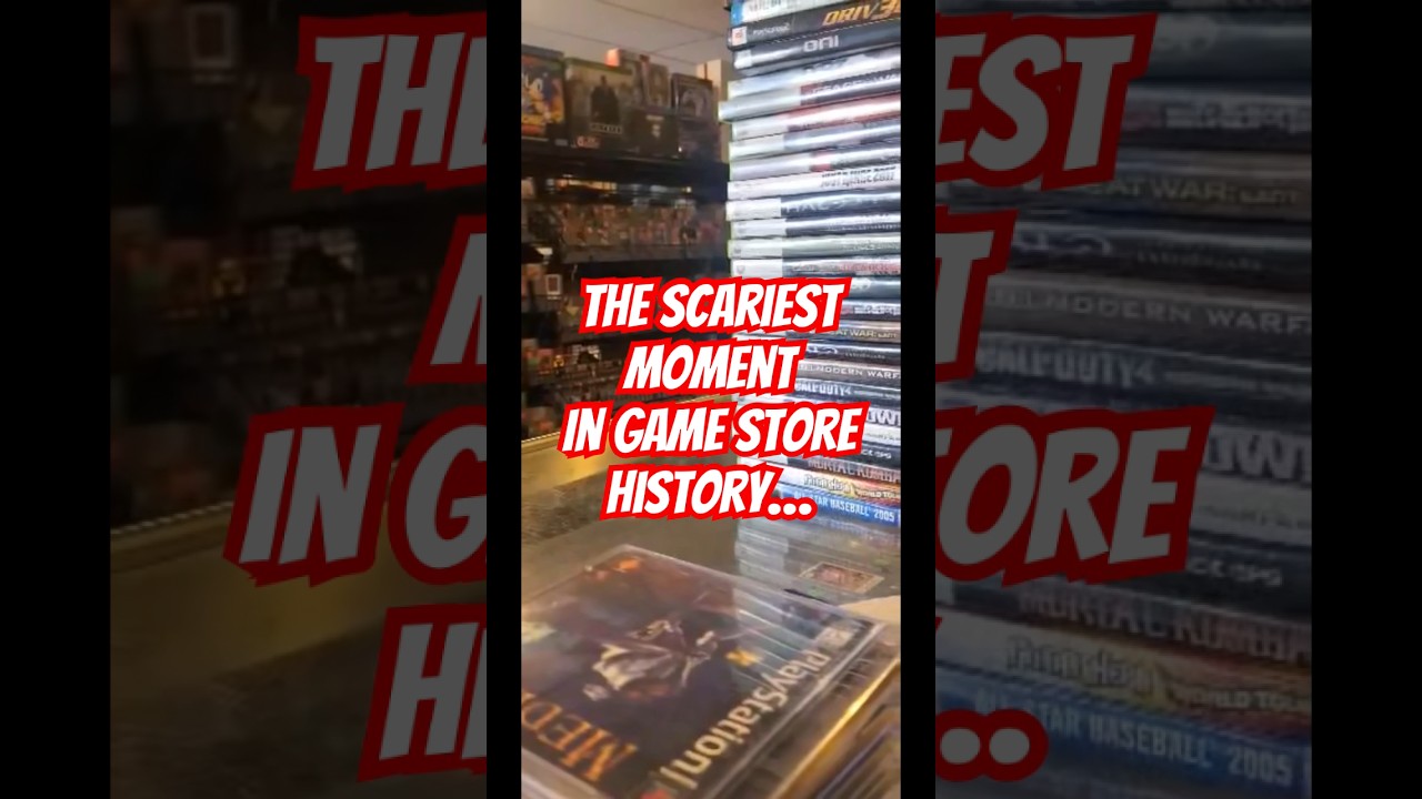The scariest thing that could happen in a game store… #retrogaming #scary #videogames #smallbusiness