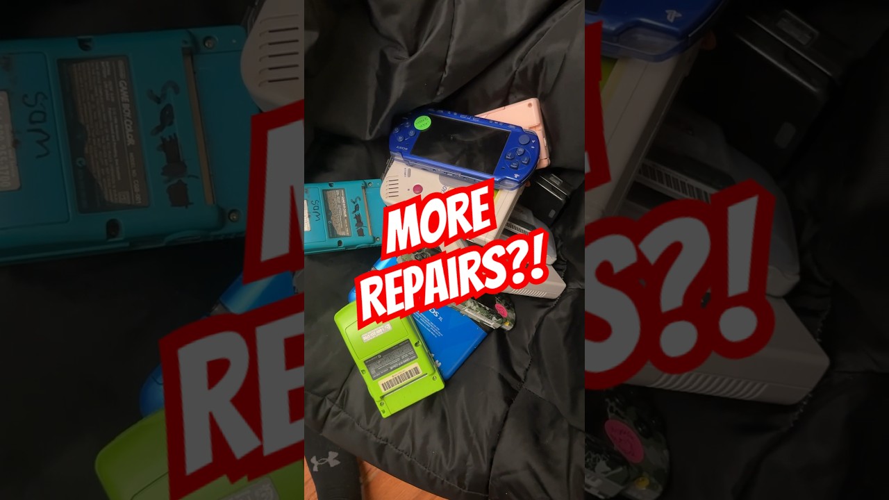 More retro handhelds that need to be repaired?! #retrogaming #retro #videogames