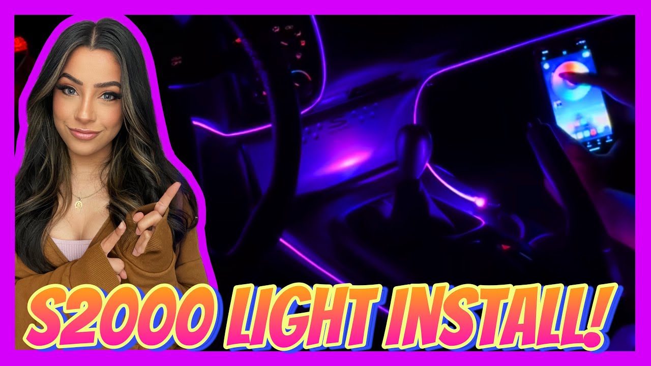 How I Installed Ambiance Lighting In My S2000 For Cheap! | Honda S2000