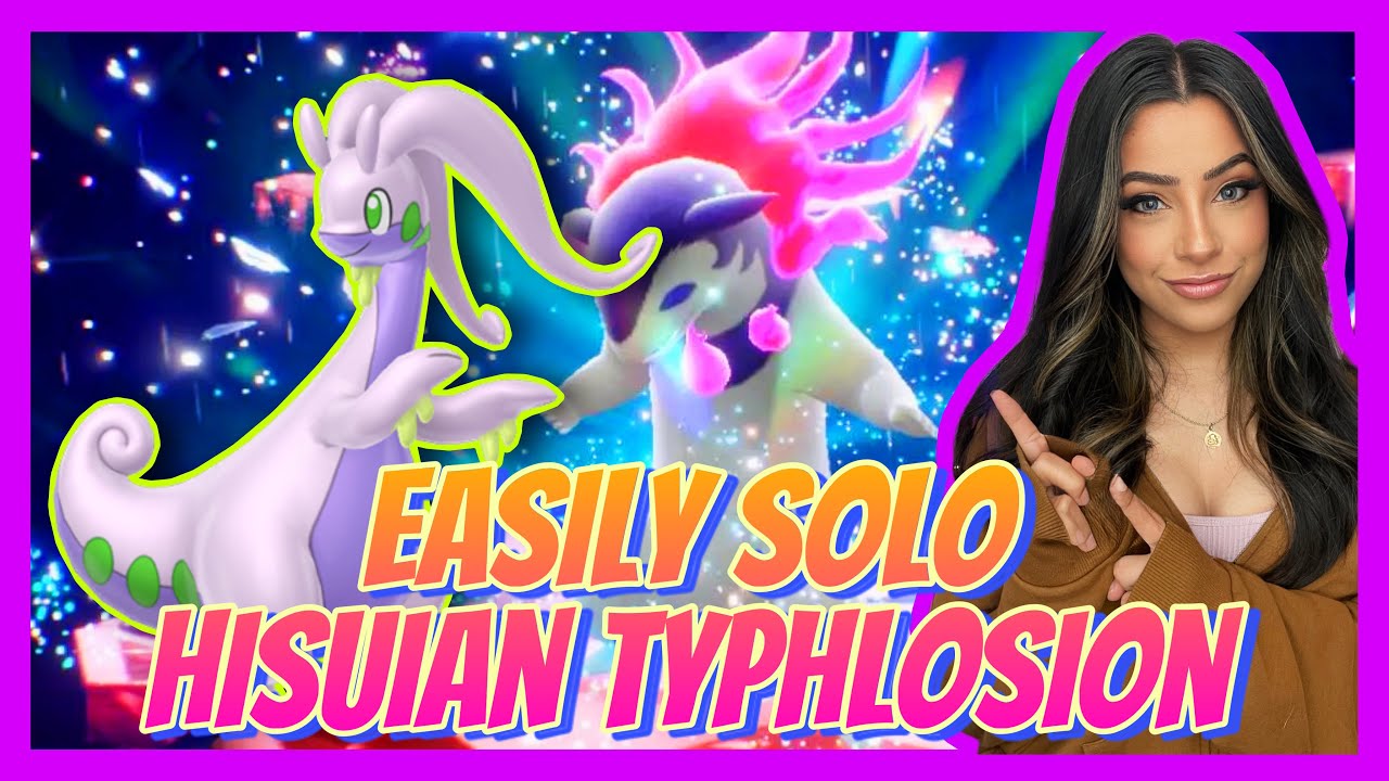 How To EASILY SOLO The Hisuian Typhlosion Raids! | Pokemon Scarlet & Violet