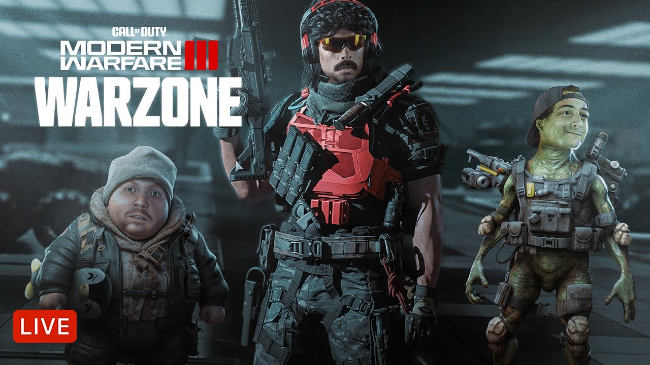 🔴LIVE – DR DISRESPECT – WARZONE – WITH TIMMY AND CLOAK