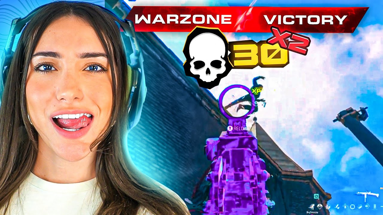 I GOT TWO 30 BOMBS WHILE CARRYING MY GF IN WARZONE