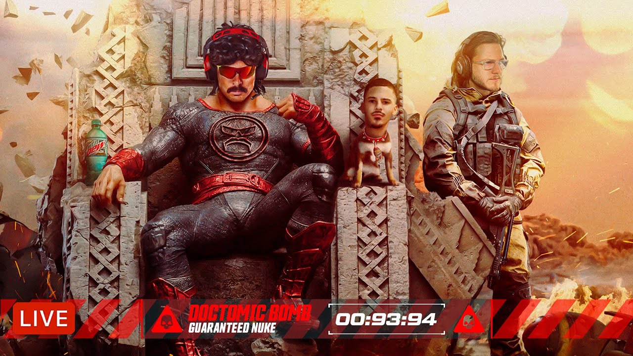 🔴LIVE – DR DISRESPECT – WARZONE – GUARANTEED NUKE