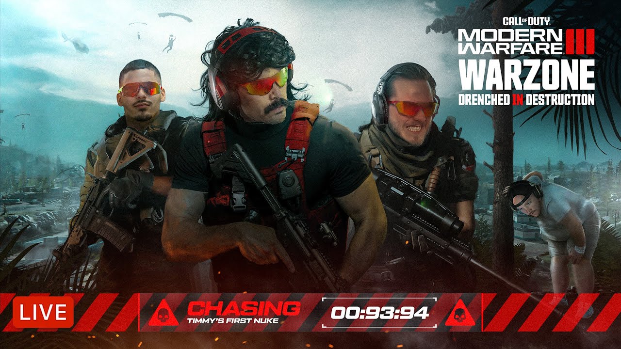 🔴LIVE – DR DISRESPECT – WARZONE – REAL NUKES ONLY