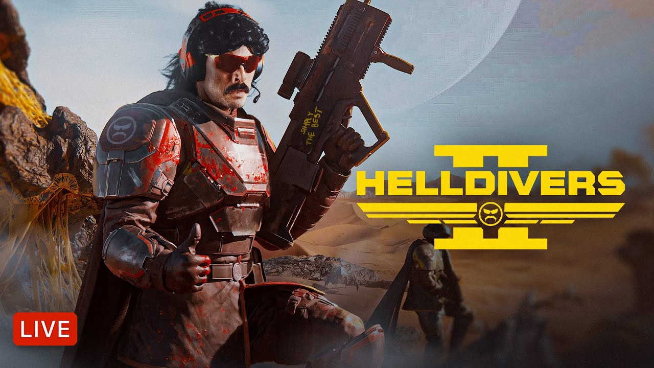 🔴LIVE – DR DISRESPECT – HELLDIVERS 2 – ALONE IN HELL