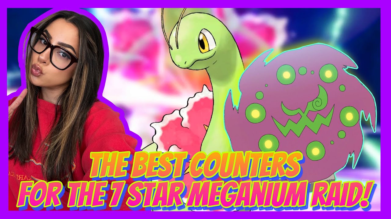 The BEST Counters For The 7 star Meganium Raid! | pokemon Scarlet & Violet