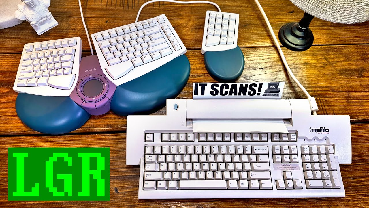 Weird 90s PC Keyboards – The Scanner & 𝗧𝗛𝗘 𝗙𝗨𝗧𝗨𝗥𝗘