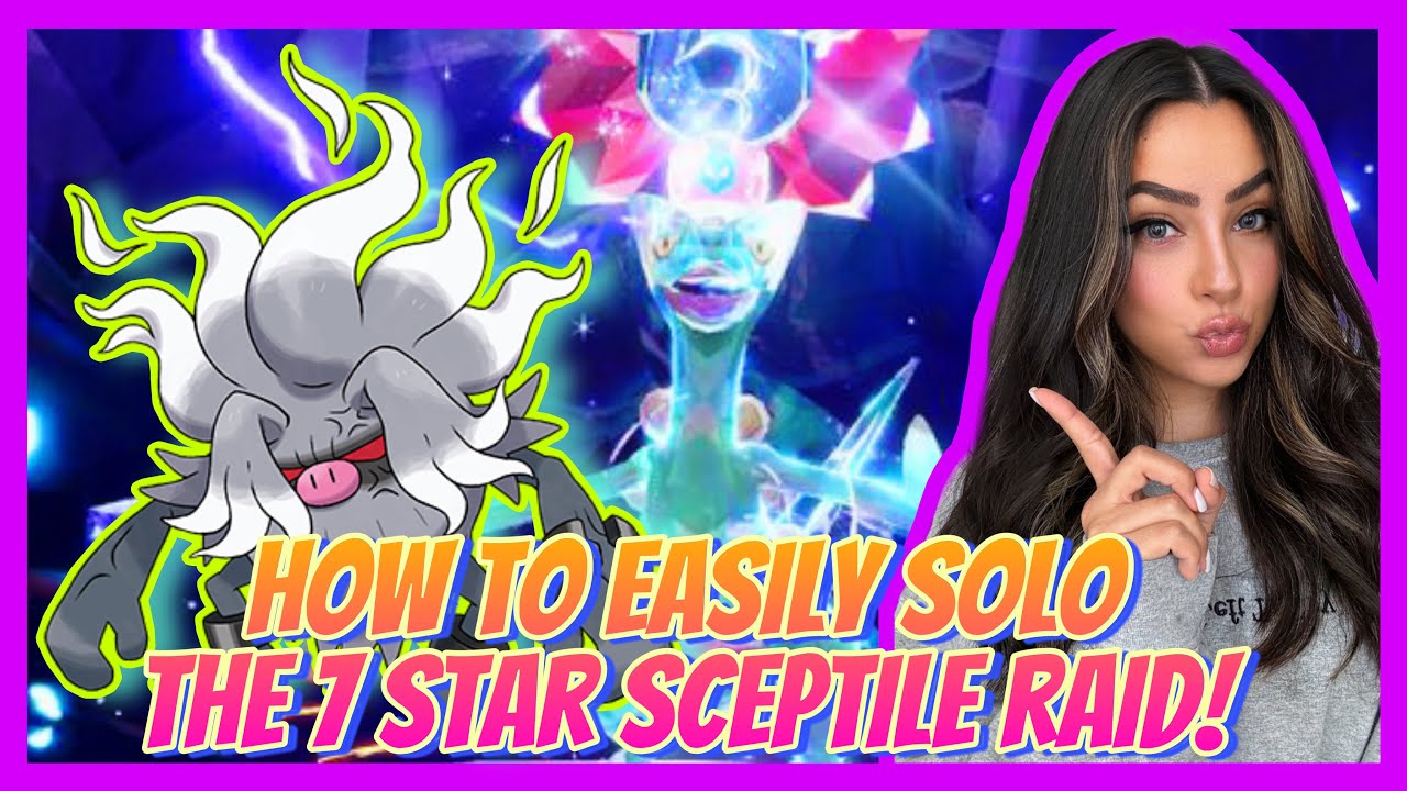 How TO EASILY SOLO The 7 Star Sceptile Raid! | Pokemon Scarlet & Violet