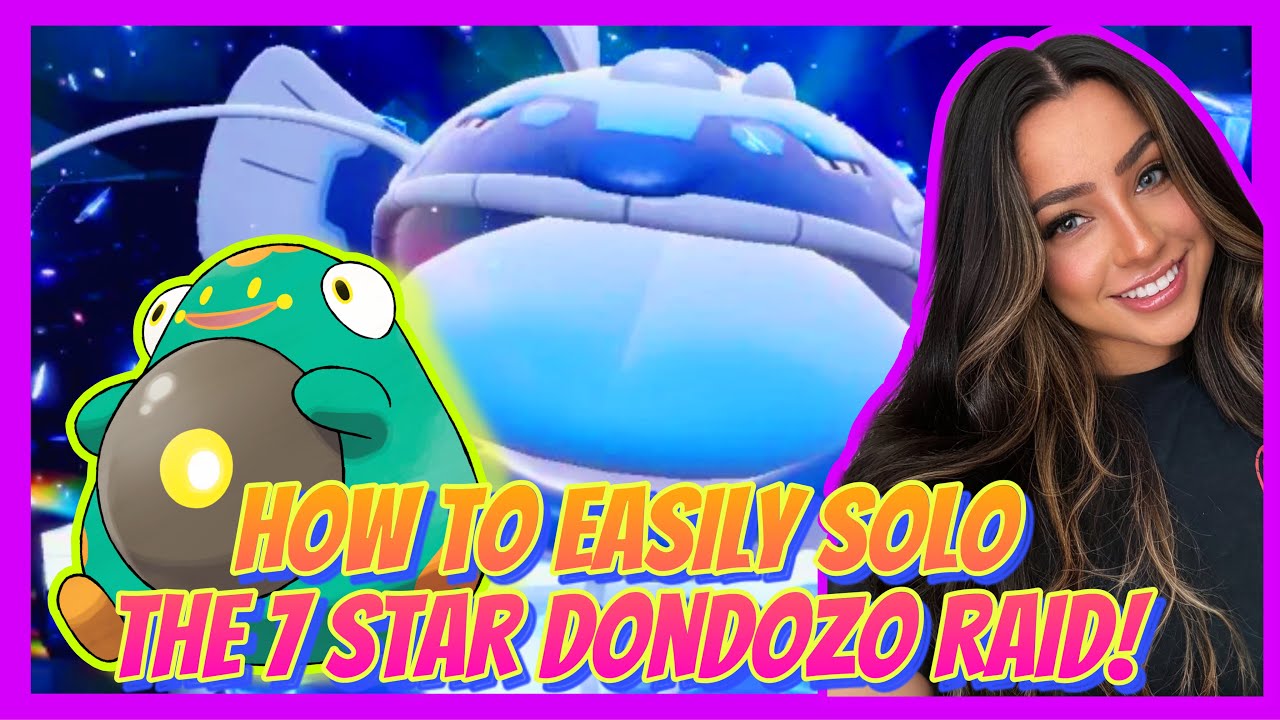 How To EASILY SOLO The 7 Star DONDOZO Raid! | Pokemon Scarlet & Violet