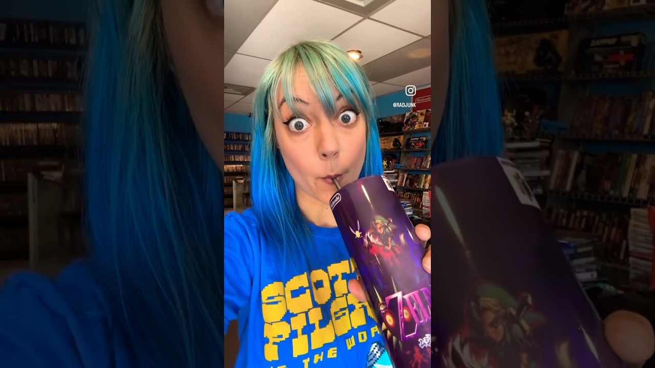 The Morning Routine of A Game Store Owner… ☕️ #videogames #retrogaming #gaming