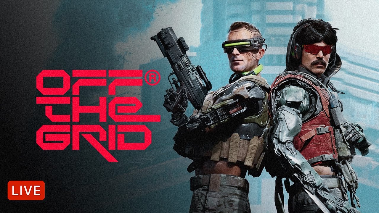 🔴LIVE – DR DISRESPECT – OFF THE GRID – NEW BATTLE ROYALE!
