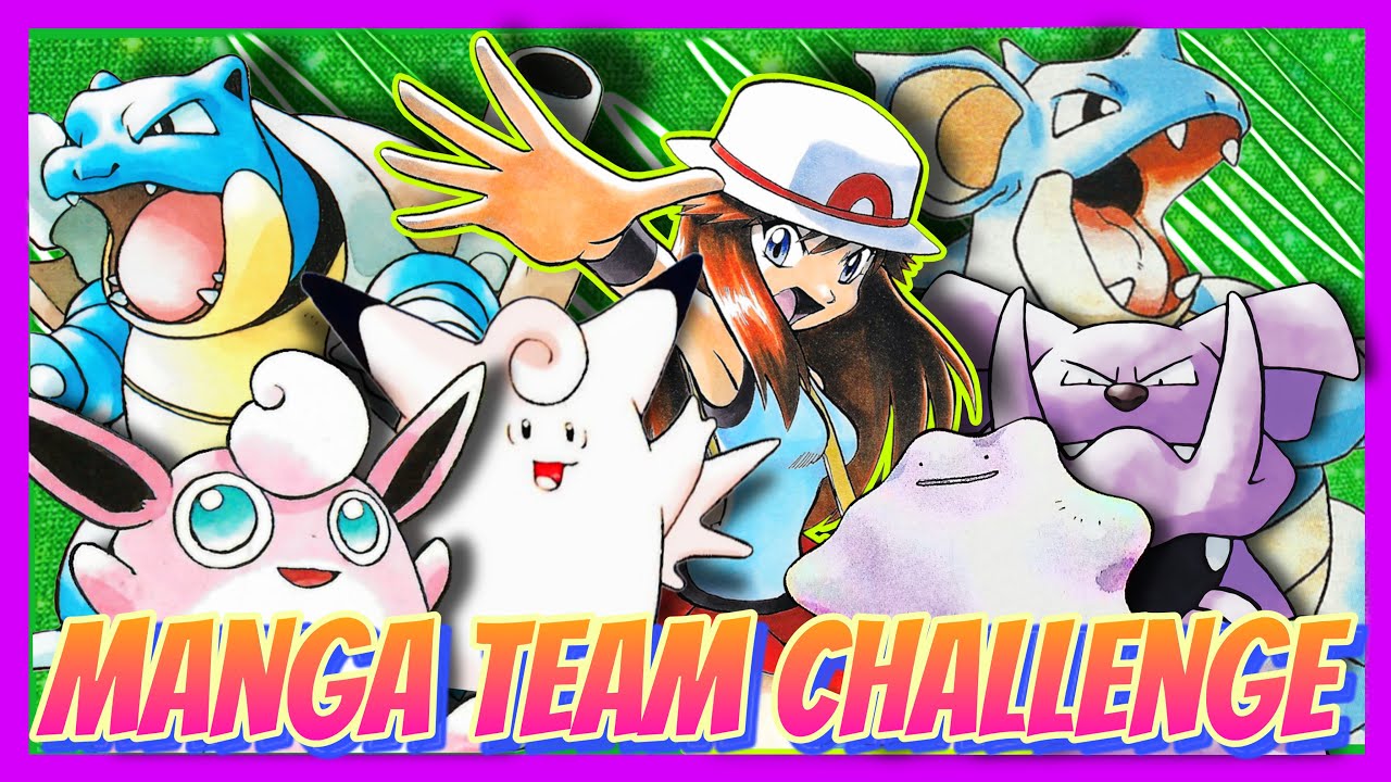 Can I Beat Pokemon Leaf Green Using Green’s MANGA Team?