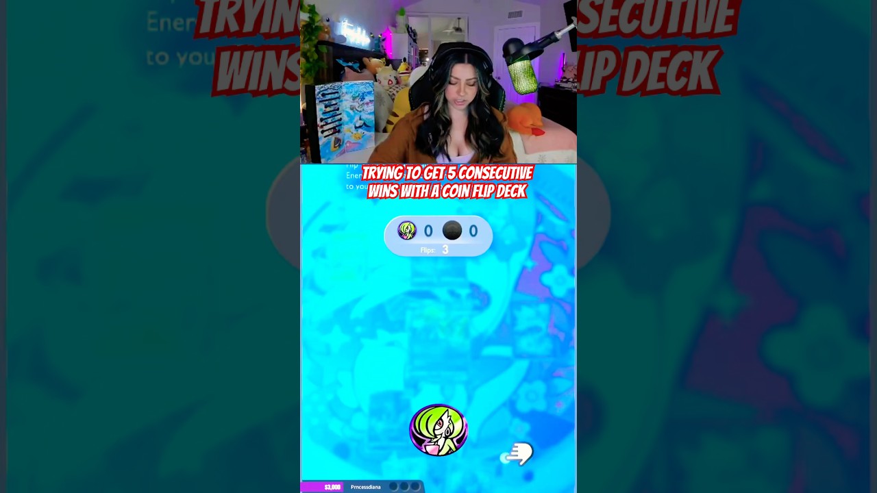 Trying to get 5 consecutive wins with a coin flip deck #pokemon #pokemontcgpocket #charizard