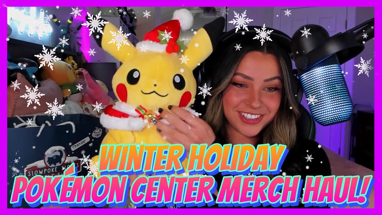 Unboxing The NEW Winter Pokemon Center Merch!