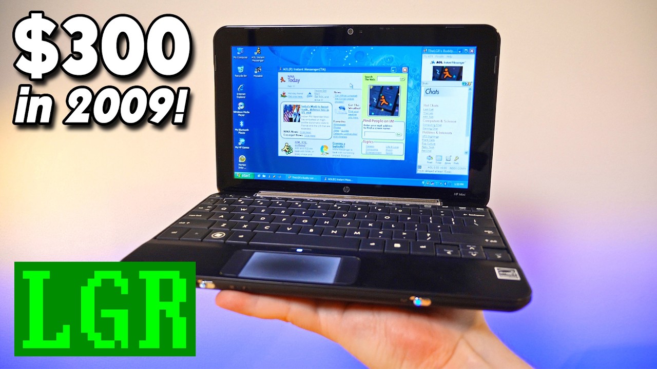 HP Mini 1000: The Windows XP Netbook 16 Years Later