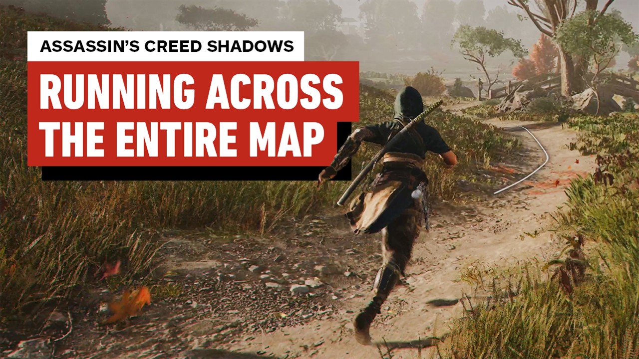 Running Across Assassin’s Creed Shadows’ Entire Map