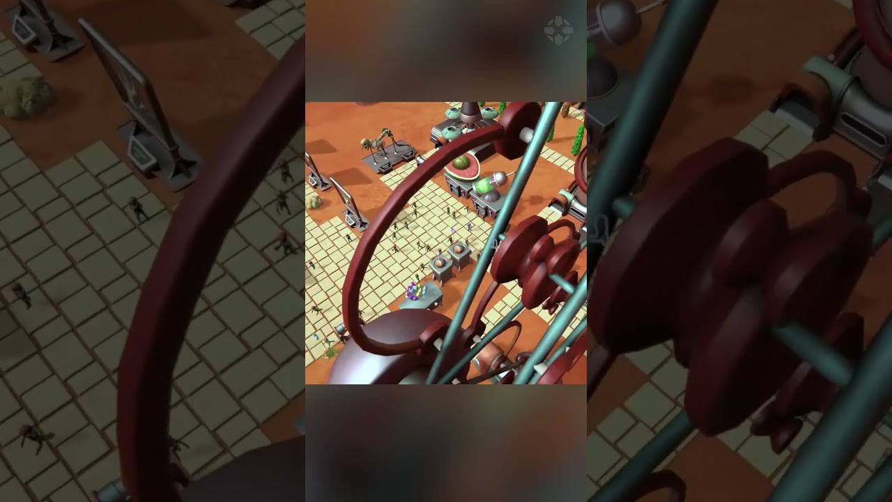 Mars Attracts is park management sim set in the world of the classic movie Mars Attacks! #gaming