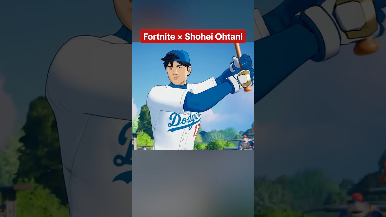 Shohei Ohtani will be the first MLB player to be in the Fortnite item shop! #fortnite #shoheiohtani