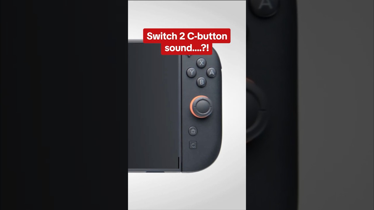 We are less than 24 hours away from finding out what the C button does on Switch 2. #switch2 #button