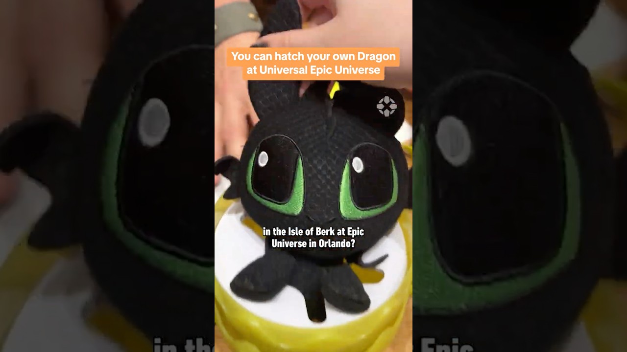 What would you name your Dragon at Universal Epic Universe? #universal #epicuniverse #httyd #merch