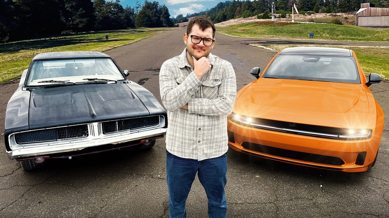 New Dodge Charger EV vs 1969 Charger