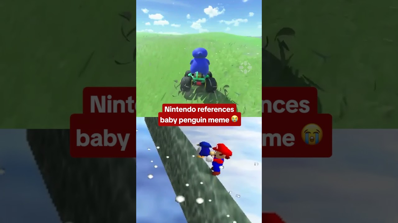 Nintendo knows what we’ve done… #nintendo #mariokartworld #switch2 #penguin #memes #supermario64