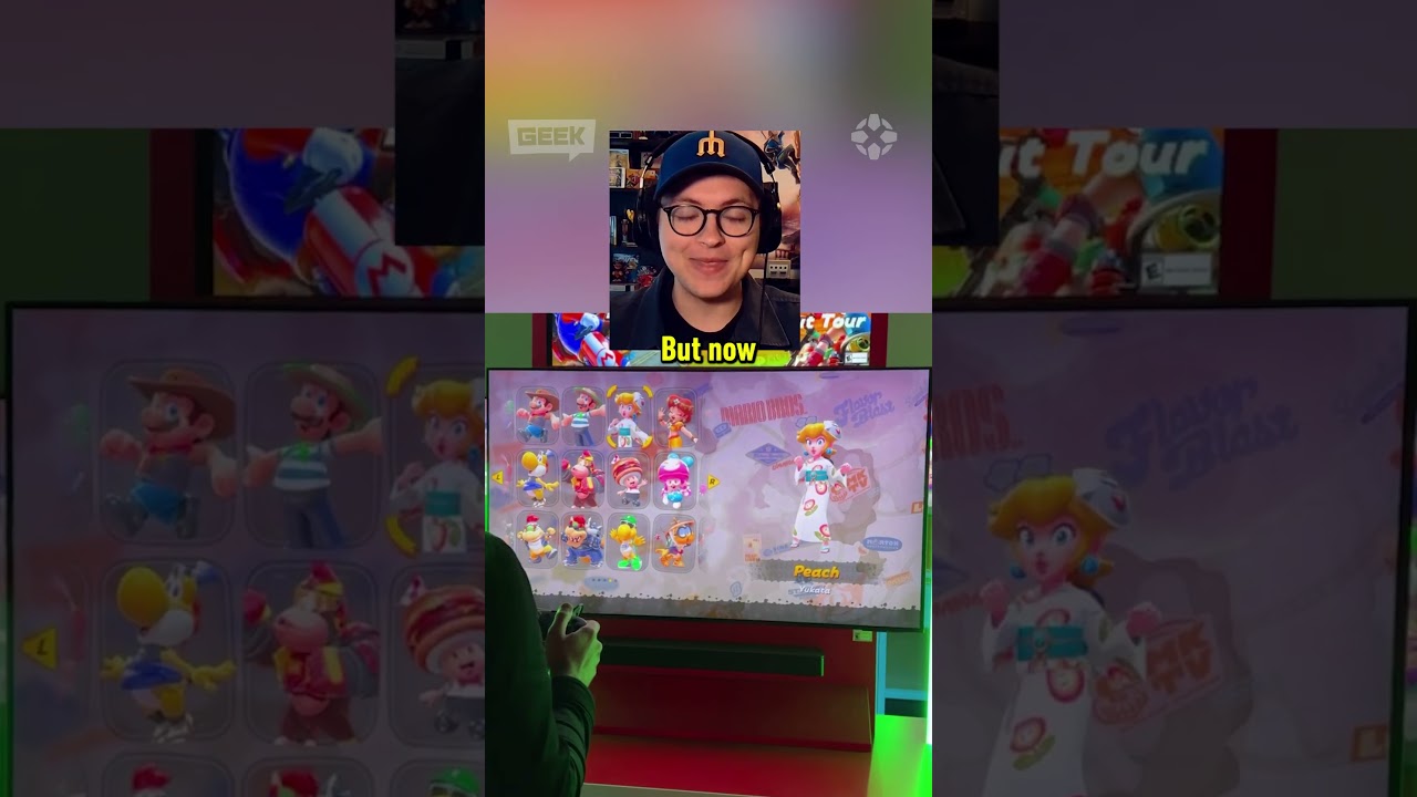 Mario Kart World’s character select screen is a disaster