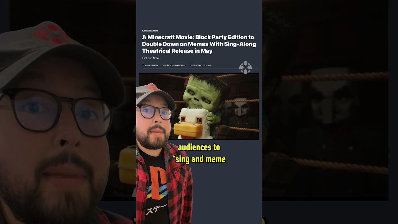 “Meme” screenings of A Minecraft Movie announced