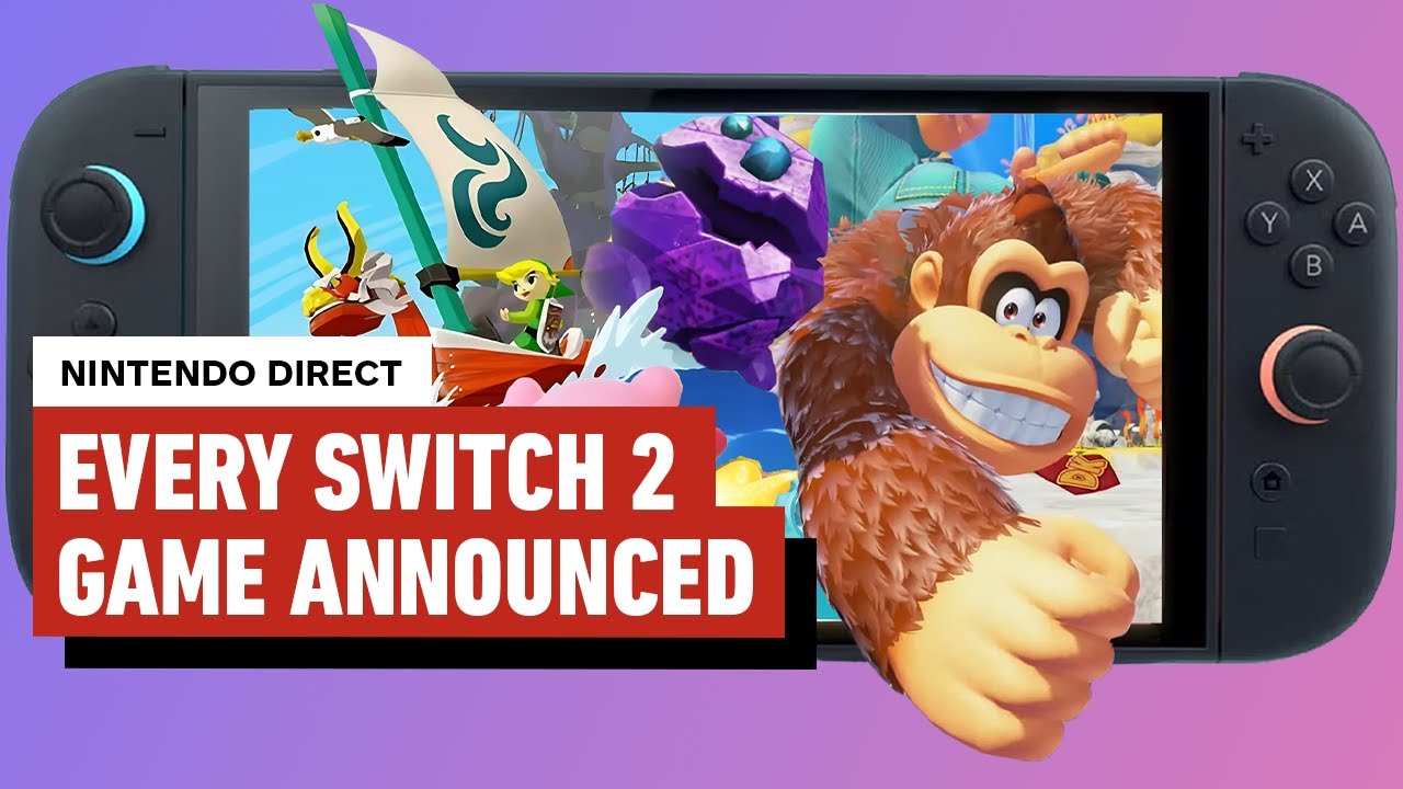 Everything Announced at the Switch 2 Nintendo Direct
