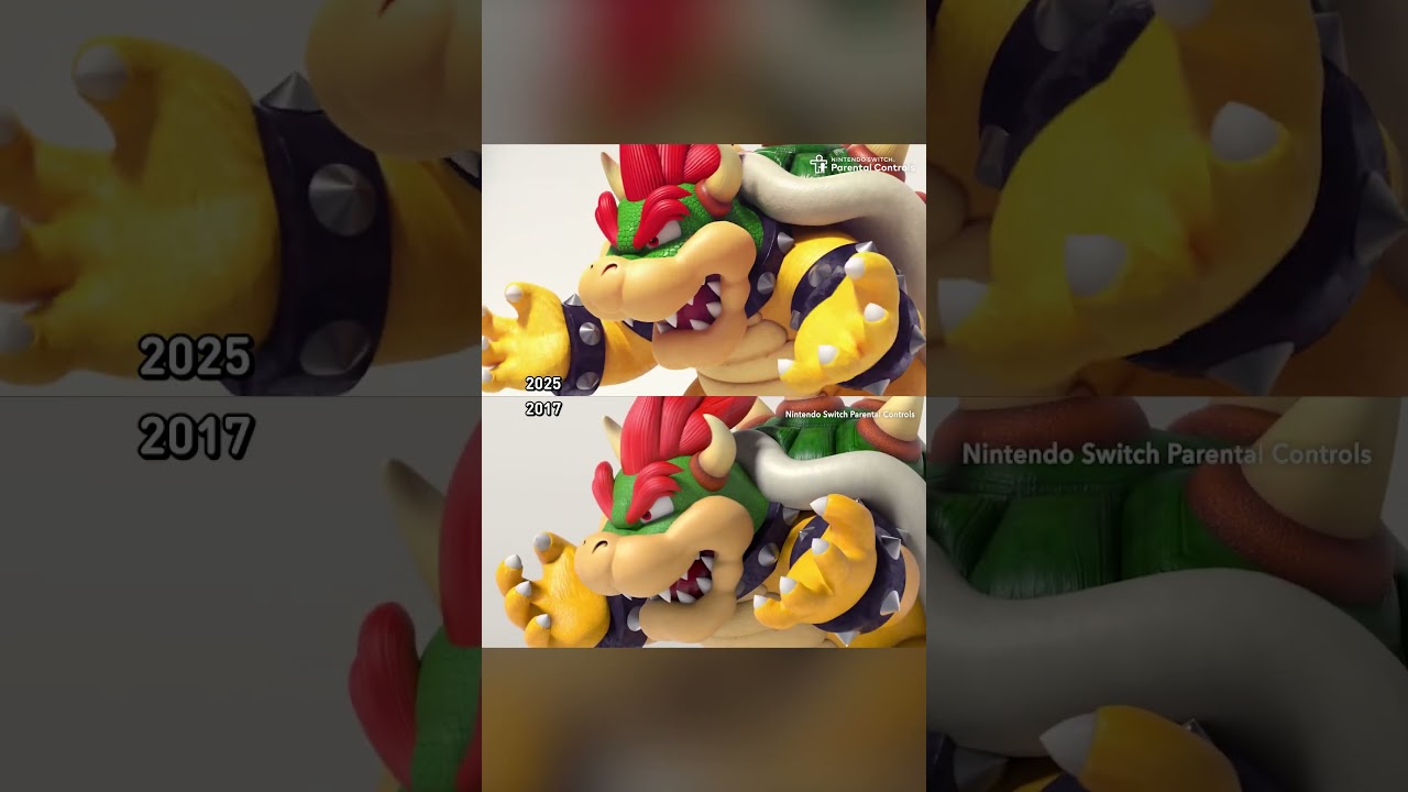 Bowser updated his Princess Peach phone wallpaper and Bowser Jr. has a Switch 2! #nintendo #switch2