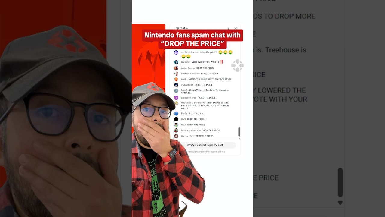 “DROP THE PRICE” – Nintendo’s Switch 2 gameplay live stream chat was full of angry comments #switch2