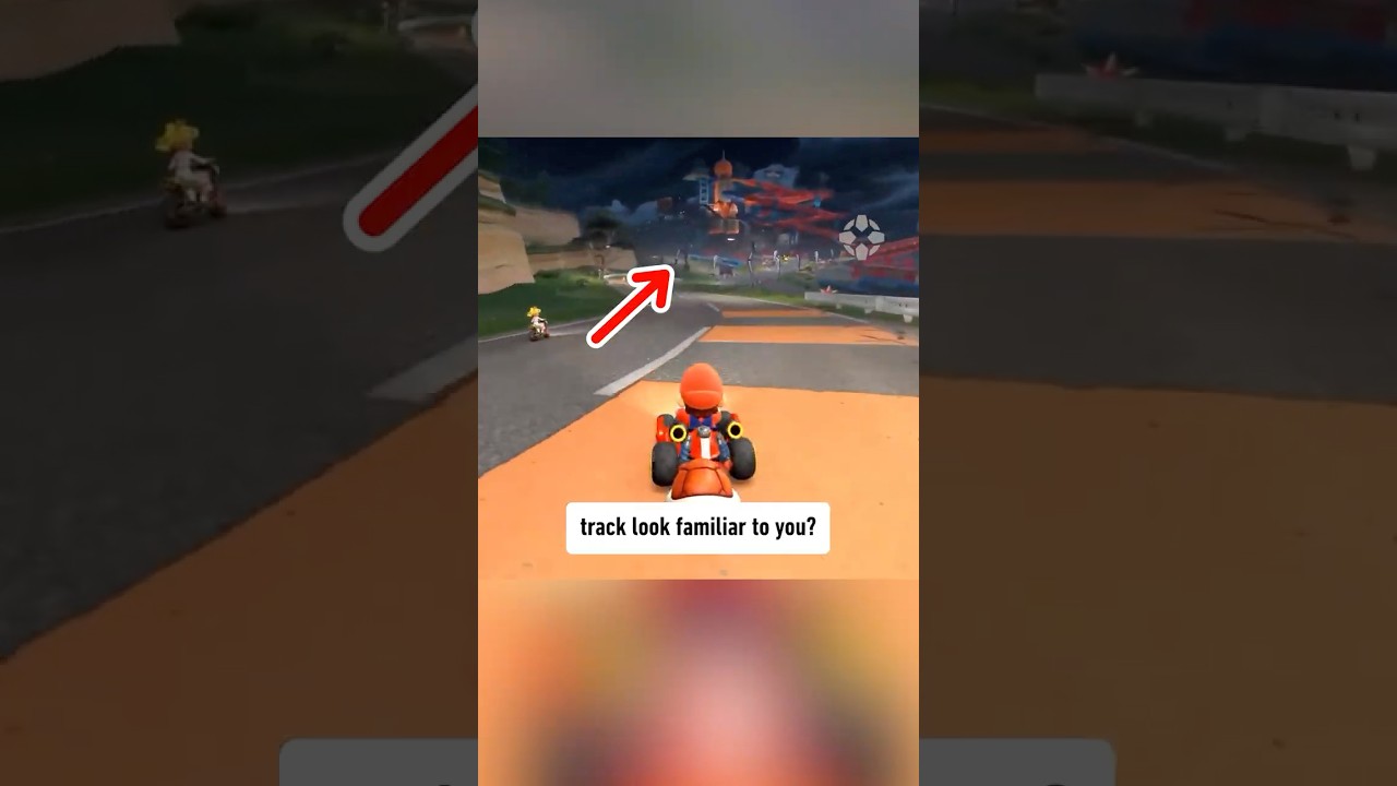 DK Spaceport in Mario Kart World is an homage to the original Donkey Kong! #mariokartworld #switch2
