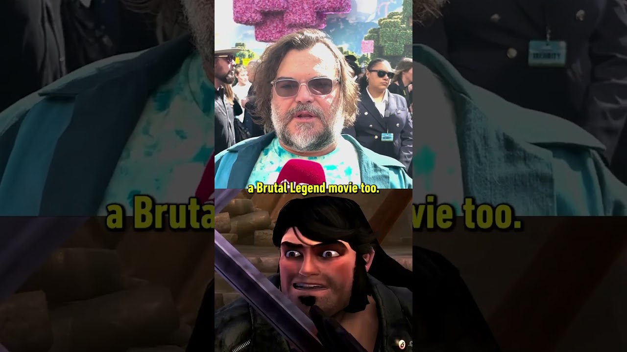 Jack Black on the Brutal Legend movie. Brought to you by @McDonalds