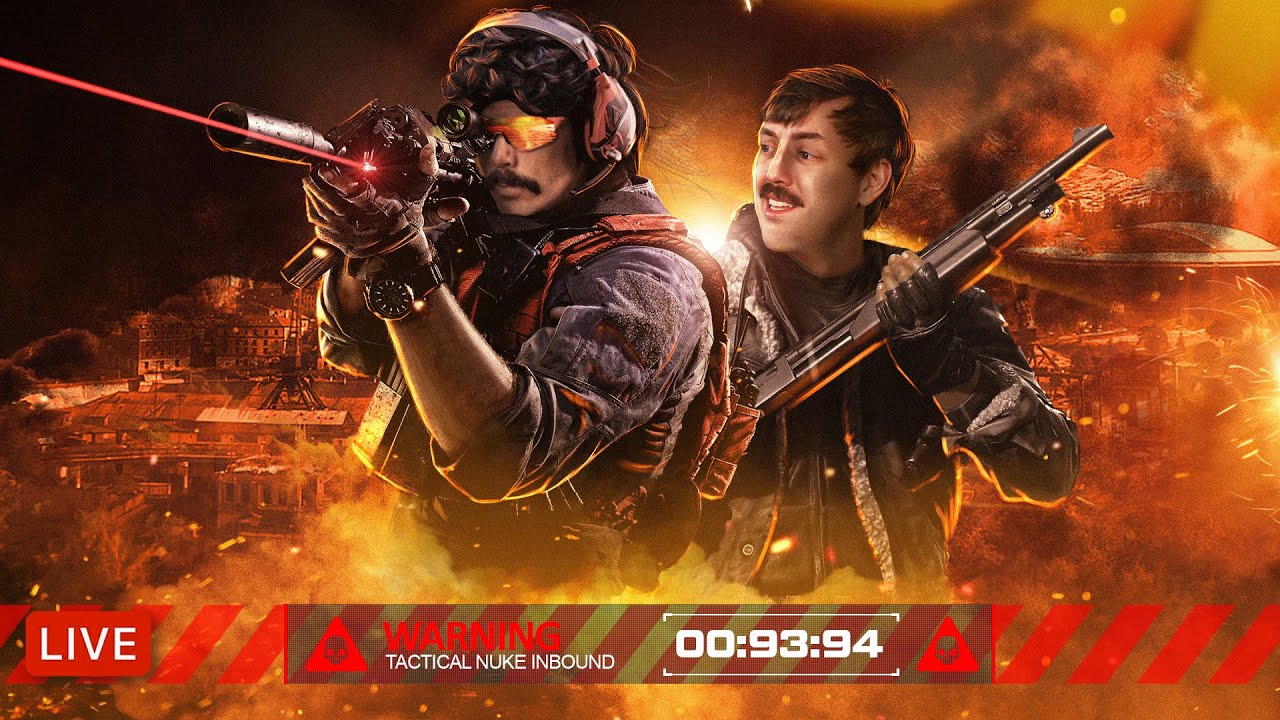 🔴LIVE – DR DISRESPECT – WARZONE NUKE – WILL IT EXPLODE?