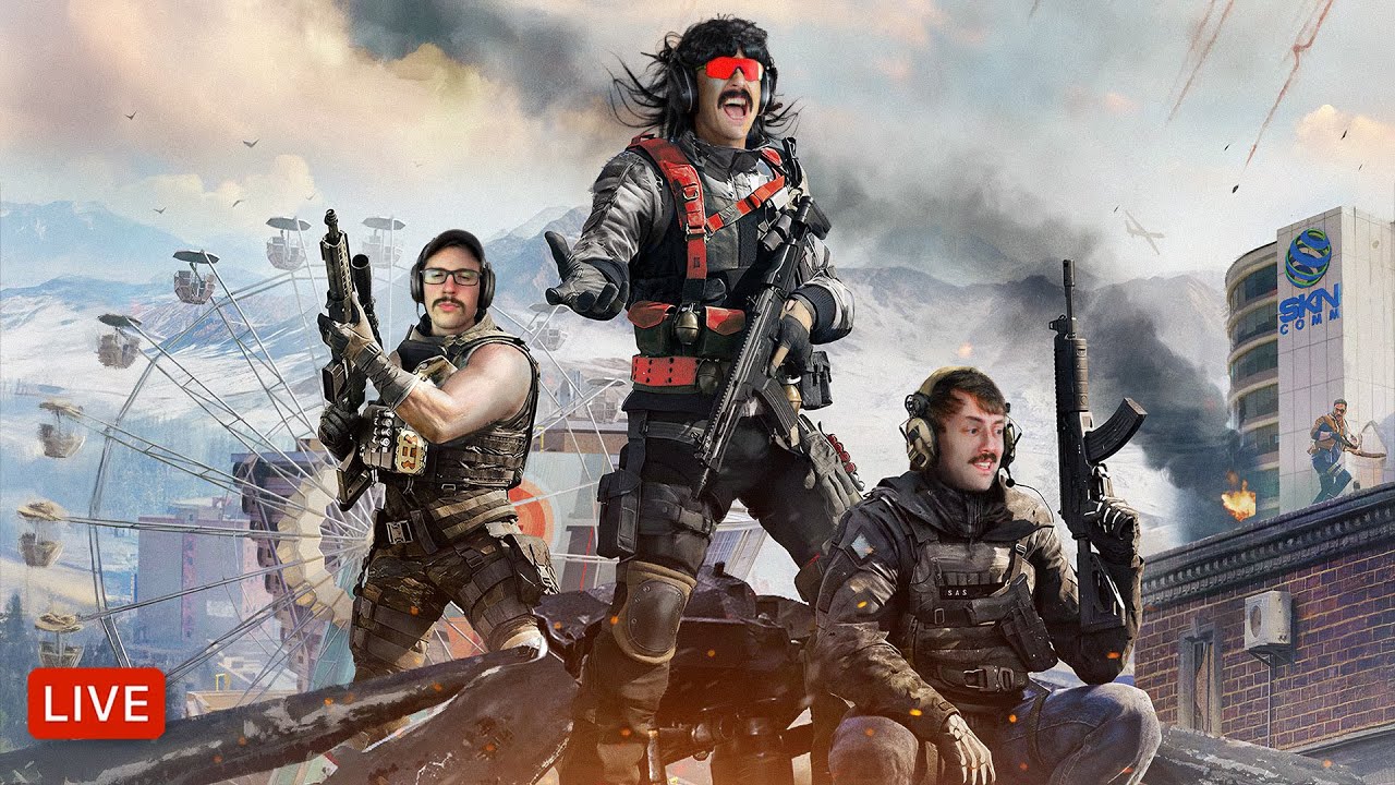 🔴LIVE – DR DISRESPECT – WARZONE VERDANSK – BLOOD, TEARS, WINS