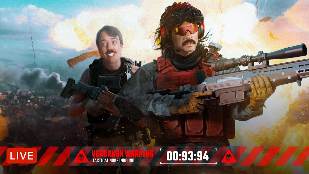 🔴LIVE – DR DISRESPECT – WARZONE VERDANSK – THE NUKE