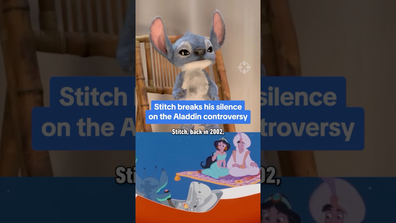 We asked Stitch about the 2002 Lilo & Stitch trailer with Aladdin & Jasmine… #stitch #movie #ign
