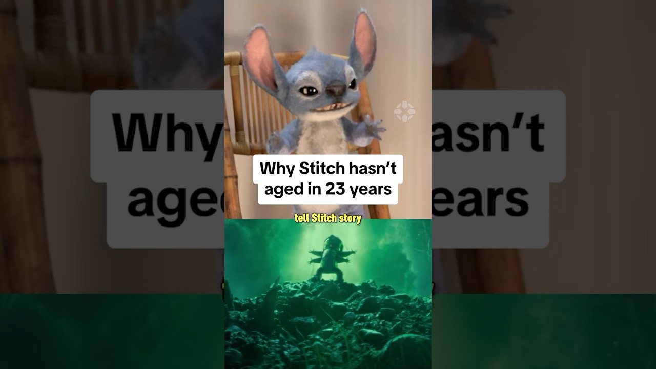 Stitch reprises his role after 23 years and yet Stitch hasn’t aged a day… #stitch #movie #ign