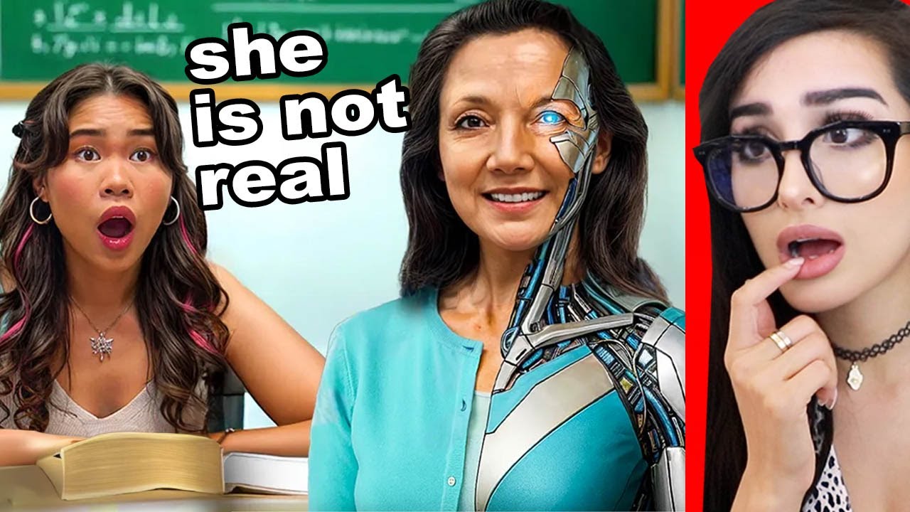 Real Teacher Gets Replaced By AI Robot