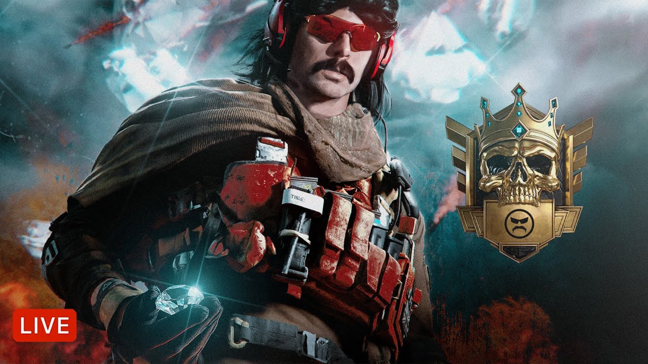 🔴LIVE – DR DISRESPECT – WARZONE RANKED – DIAMONDS