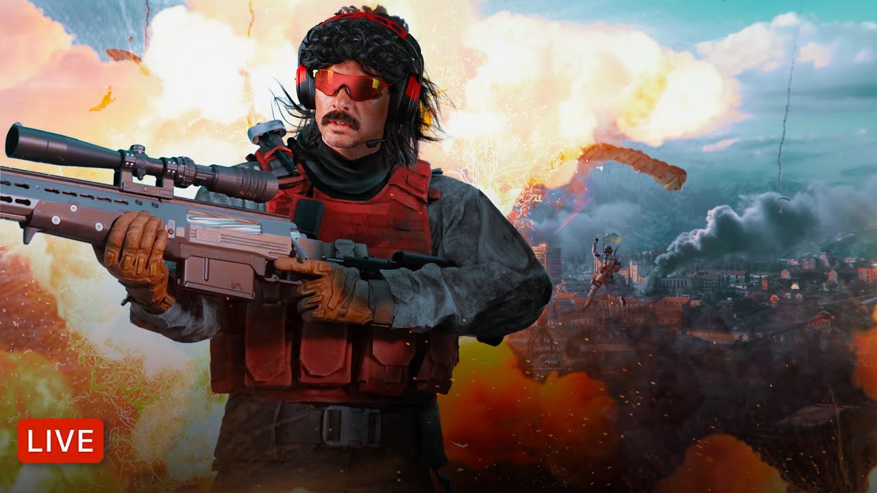🔴LIVE – DR DISRESPECT – WARZONE – 3 SOLO WINS IN 5 HRS!