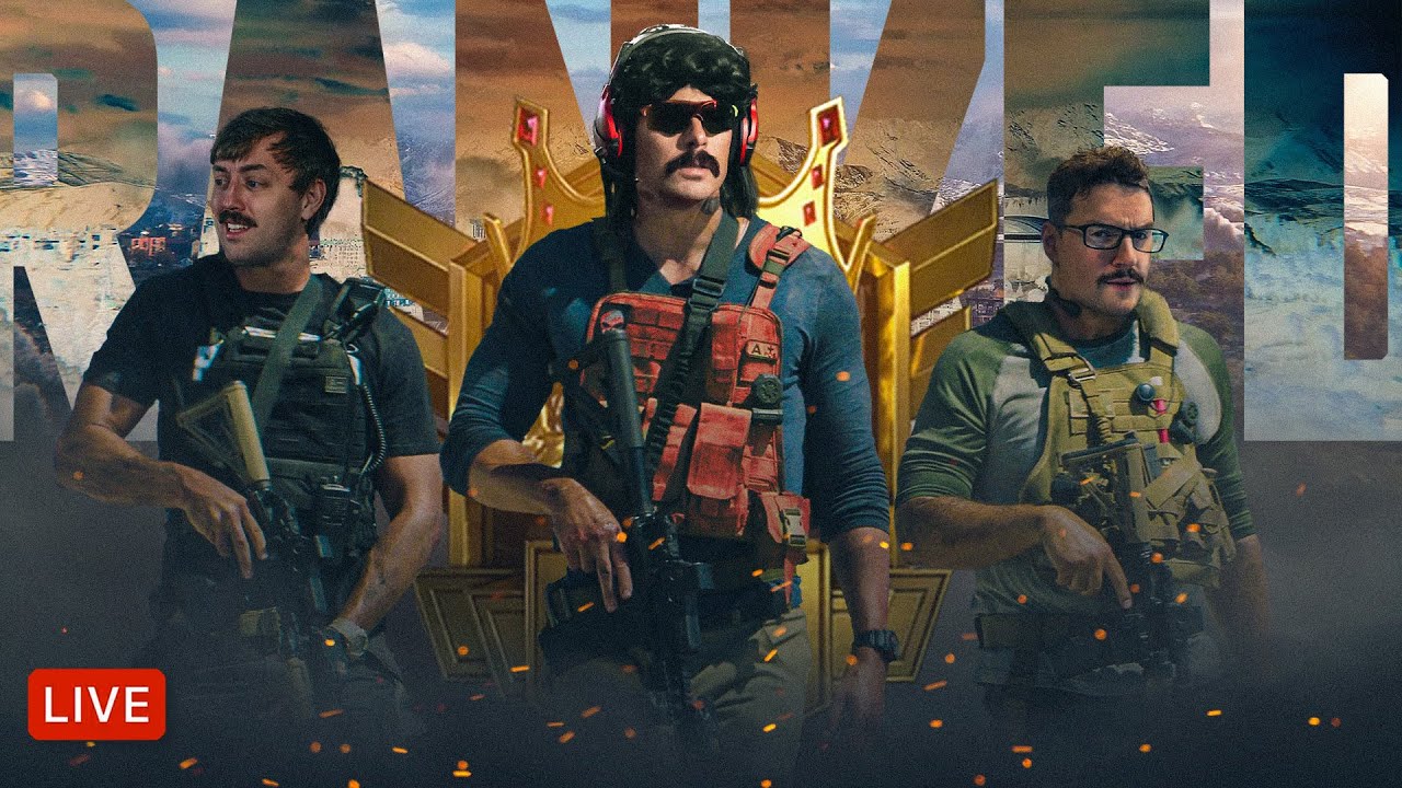 🔴LIVE – DR DISRESPECT – WARZONE – RANKED VERDANSK